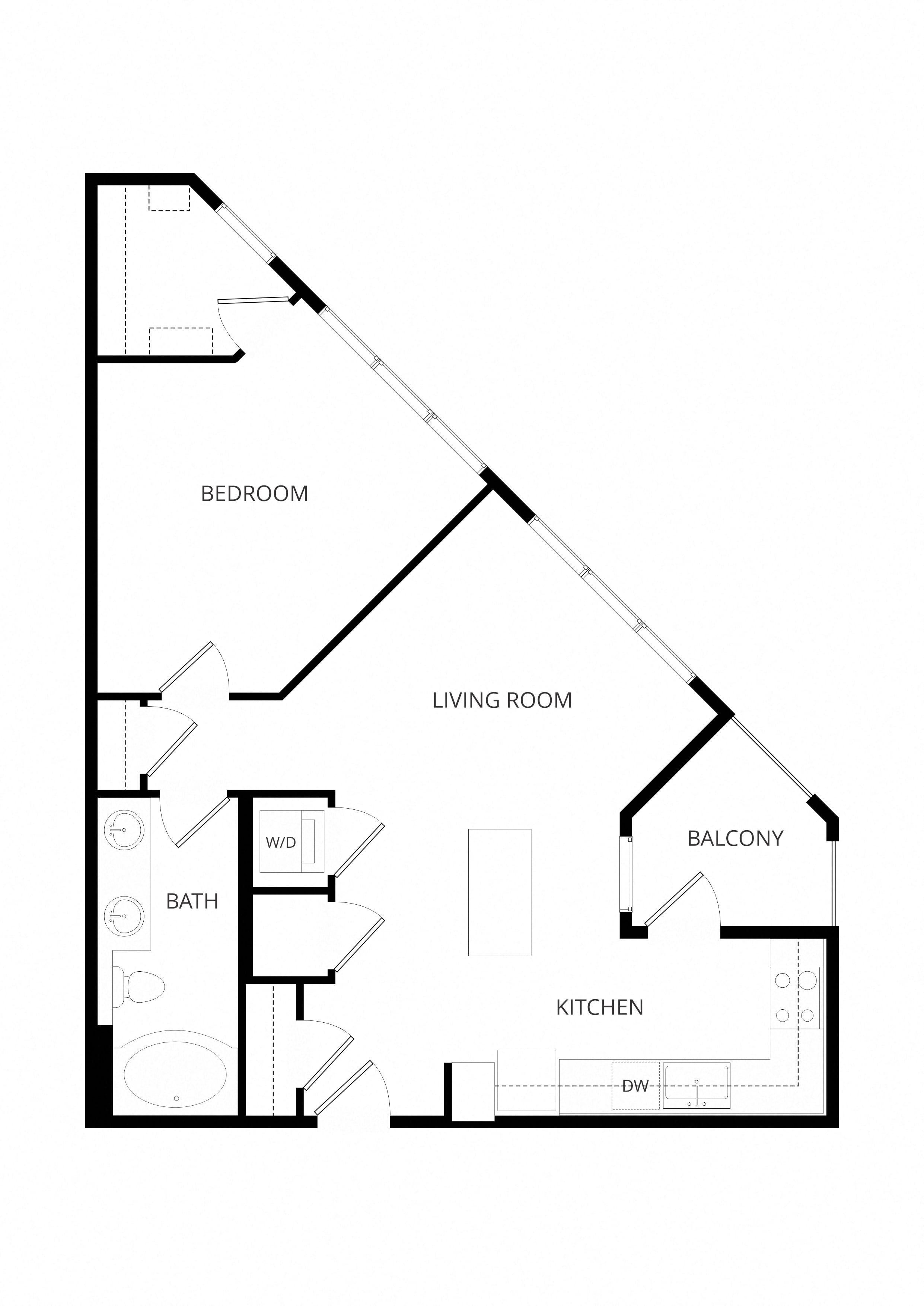 1x1 A3 floor plan